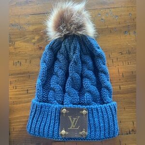 Upcycled Luxury Brand Beanie